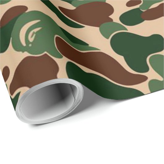 bape Camo monkey hypebeast Geschenkpapier (Rolleneckpunkt)