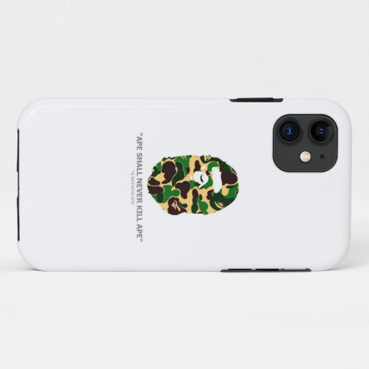 BAPE I Telefonkasten Case-Mate iPhone Hülle (Rückseite (Horizontal))