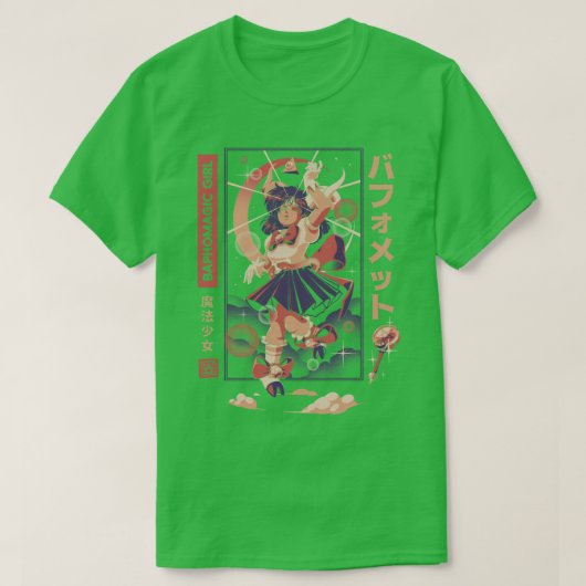 Baphomagic Girl T-Shirt (Design vorne)