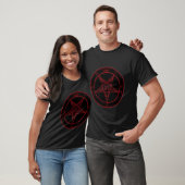 Baphomet666 in Rot!! T-Shirt (Unisex)