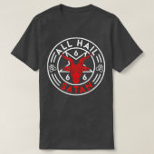 Baphomet All Hail Satan Devil Goat Bafomet T-Shirt (Design vorne)