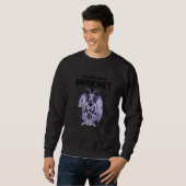 Baphomet Anatomy Satanic Satan Goat Devil Goth Gra Sweatshirt (Vorne ganz)