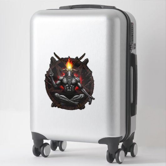 Baphomet Ascendent: Dark Wisdom Aufkleber (Koffer)