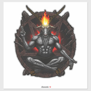 Baphomet Ascendent: Dark Wisdom Aufkleber