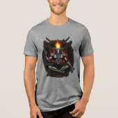 Baphomet Ascendent: Dark Wisdom Tri-Blend Shirt (Vorderseite)