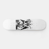 Baphomet - black print skateboard (Horizontal)