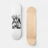 Baphomet - black print skateboard (Vorderseite)