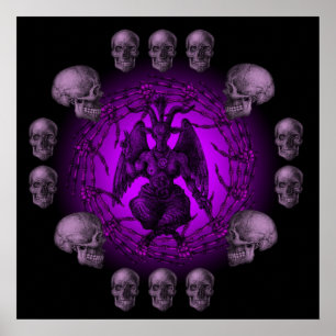 Baphomet Bone Collection Poster