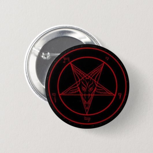 Baphomet Button (Vorne & Hinten)