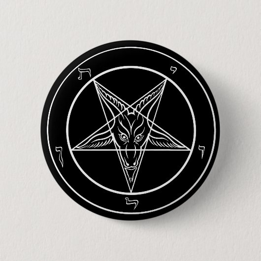 Baphomet Button (Vorderseite)