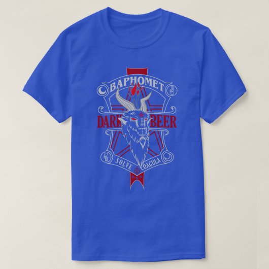 Baphomet Dark Beer T-Shirt (Design vorne)