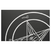 Baphomet Fahne 6" x56 " Stoff (Fat Quarter (45,7 x 55,9 cm))