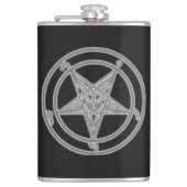 Baphomet Flachmann (Vorderseite)