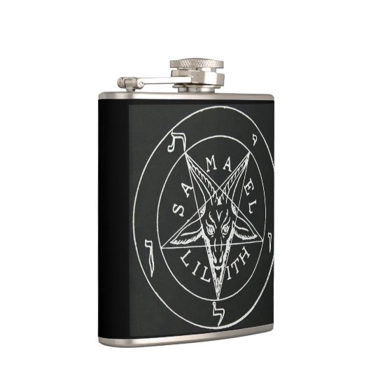 baphomet Flasche Flachmann (Rechts)