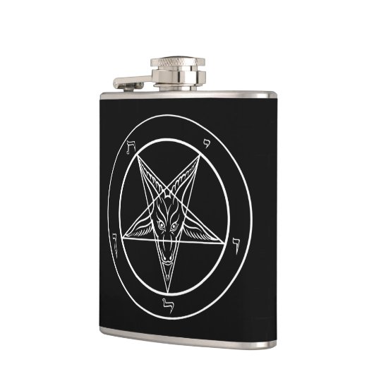 Baphomet Flasche Flachmann (Links)