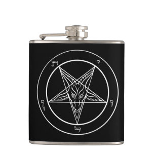 Baphomet Flasche Flachmann
