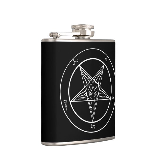 Baphomet Flasche Flachmann (Rechts)