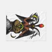 Baphomet Fleecedecke (Vorderseite (Horizontal))