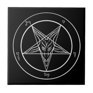 Baphomet Fliese