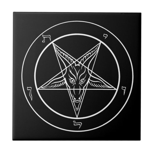 Baphomet Fliese (Vorderseite)