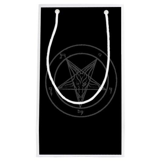 Baphomet Geschenk-Tasche Kleine Geschenktüte (Vorderseite)