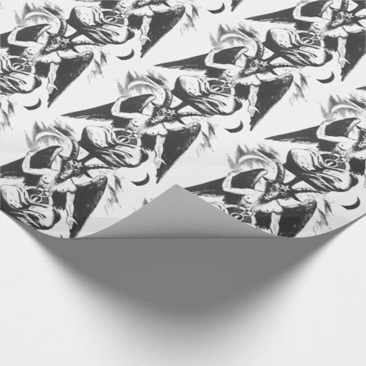 Baphomet Geschenkpapier (Ecke)