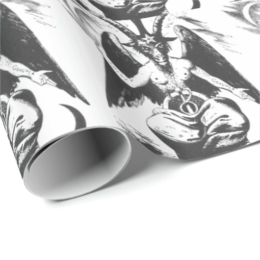 Baphomet Geschenkpapier (Rolleneckpunkt)