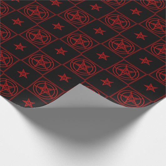 Baphomet Geschenkpapier (Ecke)