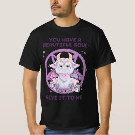 Baphomet Gib mir dein Soul Niedlich Kawaii T-Shirt