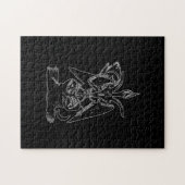 Baphomet Goat Satan Black Magic Lucifer Occult Puzzle (Horizontal)