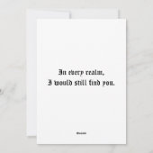 Baphomet Gothic Valentinstag Jeder Bereich Feiertagskarte (Rückseite)