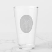 Baphomet (Graustein) Glas (Rückseite)