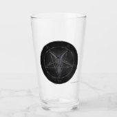 Baphomet (Graustein) Glas (Vorderseite)