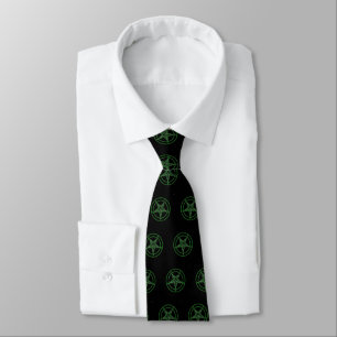 Baphomet Green Krawatte