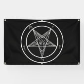 Baphomet großes 3' x5 Im Freien-Qualität Fahne Banner (Horizontal)