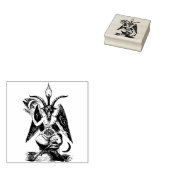 Baphomet Gummistempel (Stempel)