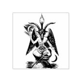 Baphomet Gummistempel (Prägung)