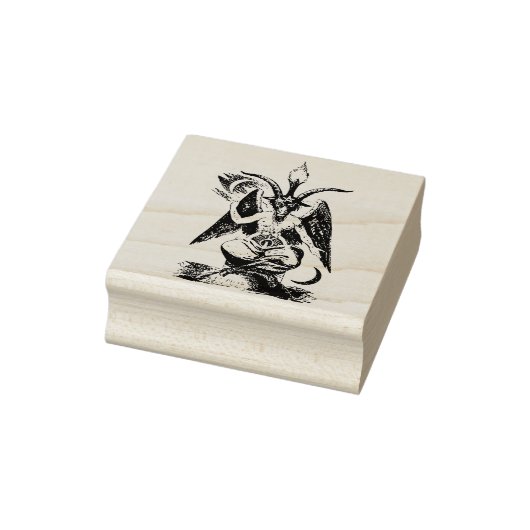 Baphomet Gummistempel (Stempel)