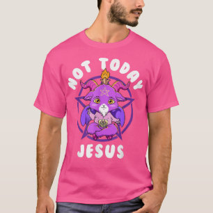 Baphomet heute nicht Jesus Esoteric Niedlich Satan T-Shirt