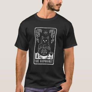 Baphomet Hexenkatze Arot Karte Heidnisch Goblincor T-Shirt