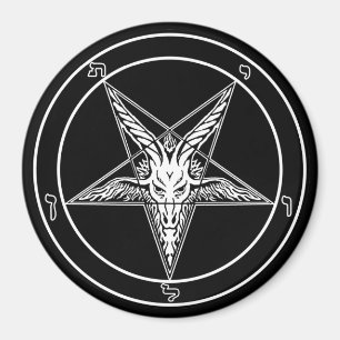 Baphomet im altem Stil Magnet - 3 Zoll