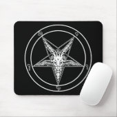 Baphomet im altem Stil Mausunterlage Mousepad (Mit Mouse)