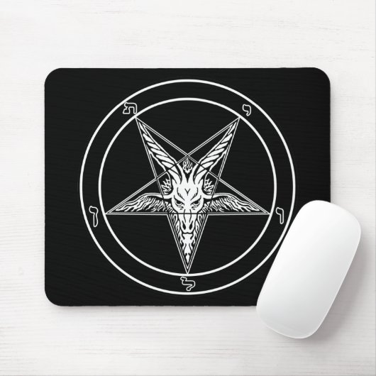 Baphomet im altem Stil Mausunterlage Mousepad (Mit Mouse)