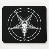 Baphomet im altem Stil Mausunterlage Mousepad (Vorne)