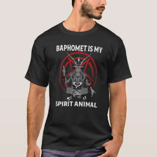 Baphomet ist mein Geist Tier Satan Pentagramm Athe T-Shirt