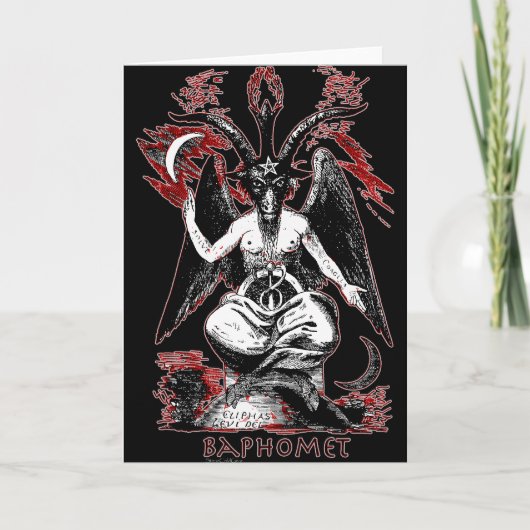 Baphomet Karte (Vorderseite)