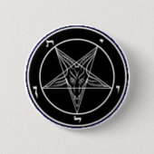 Baphomet Knopf Button (Vorderseite)