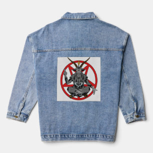 Baphomet König der Hölle Jeansjacke