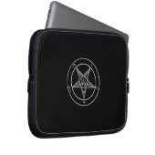 Baphomet Laptop-Hülsen-Kasten Laptopschutzhülle (Vorne Rechts)