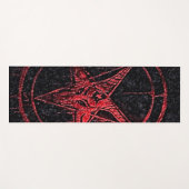 Baphomet leere Energie-Meditations-Yoga-Matte Yogamatte (Vorderseite (Horizontal))